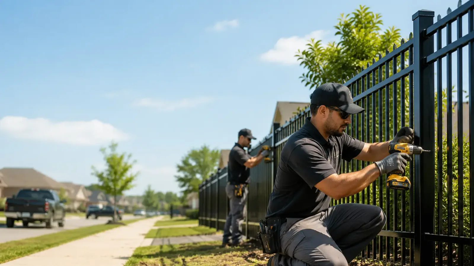 Metal Fence Installation in Lacombe, LA